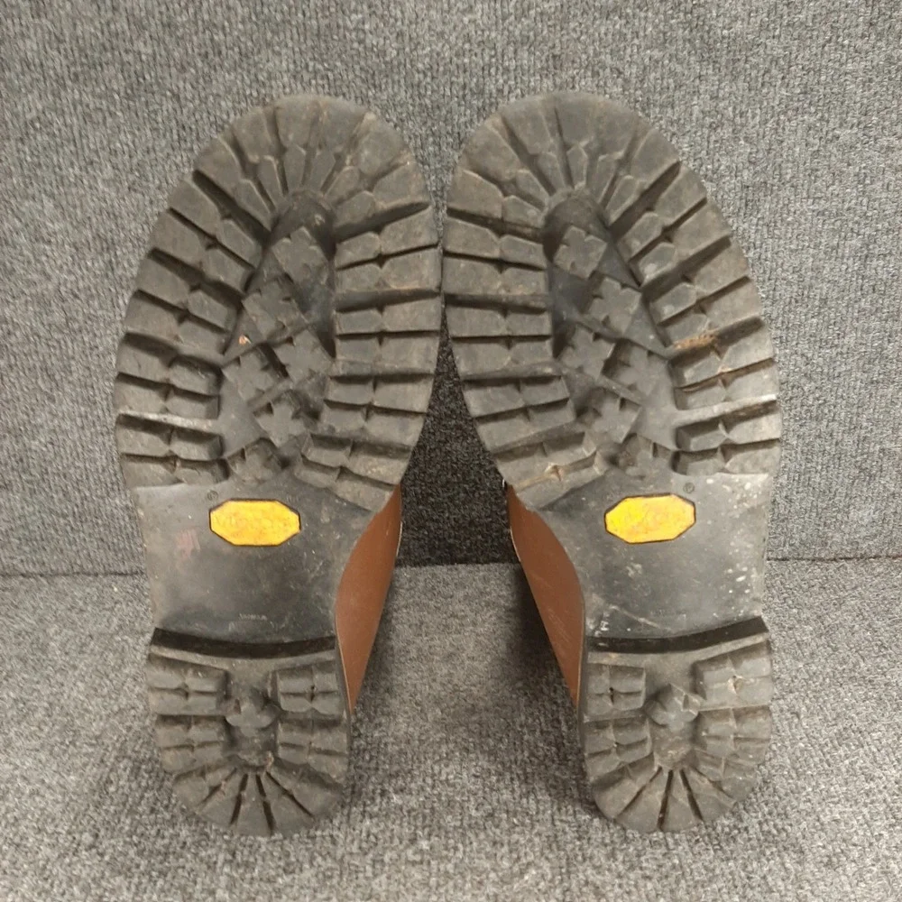 Vtg 1999 Montrail Heavy Leather Hiking Boots Made In Italy Men's 11 Vibram